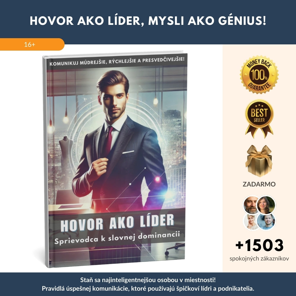Hovor ako líder, mysli ako génius: Komunikuj múdrejšie, rýchlejšie a efektívnejšie + BONUSY