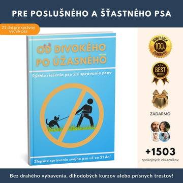 Najpredávanejší príručnik na zlepšenie poslušnosti vášho psa už za 21 dní + 4 BONUSY ZDARMA